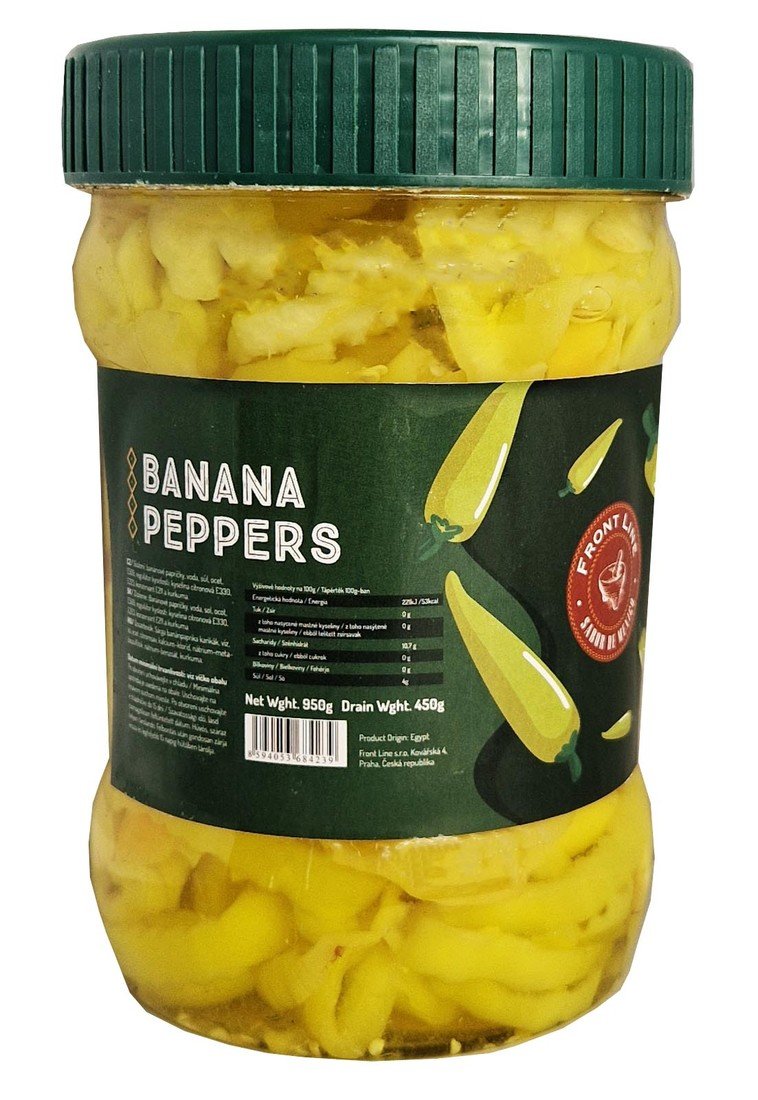 Yellow Banana pepper 950ml