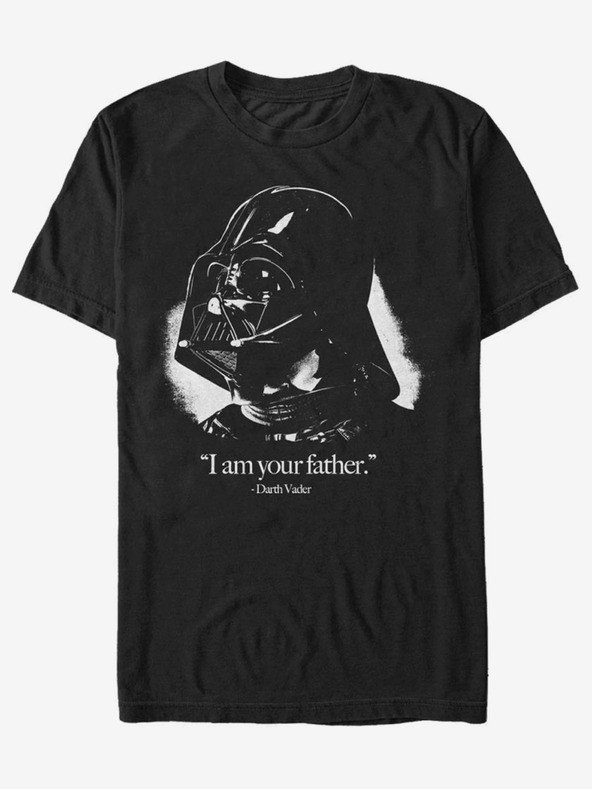 ZOOT.Fan Star Wars Vader is the Father Triko Černá