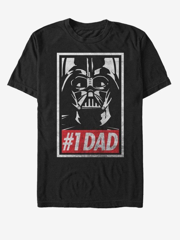 ZOOT.Fan Star Wars Obey Dad Triko Černá