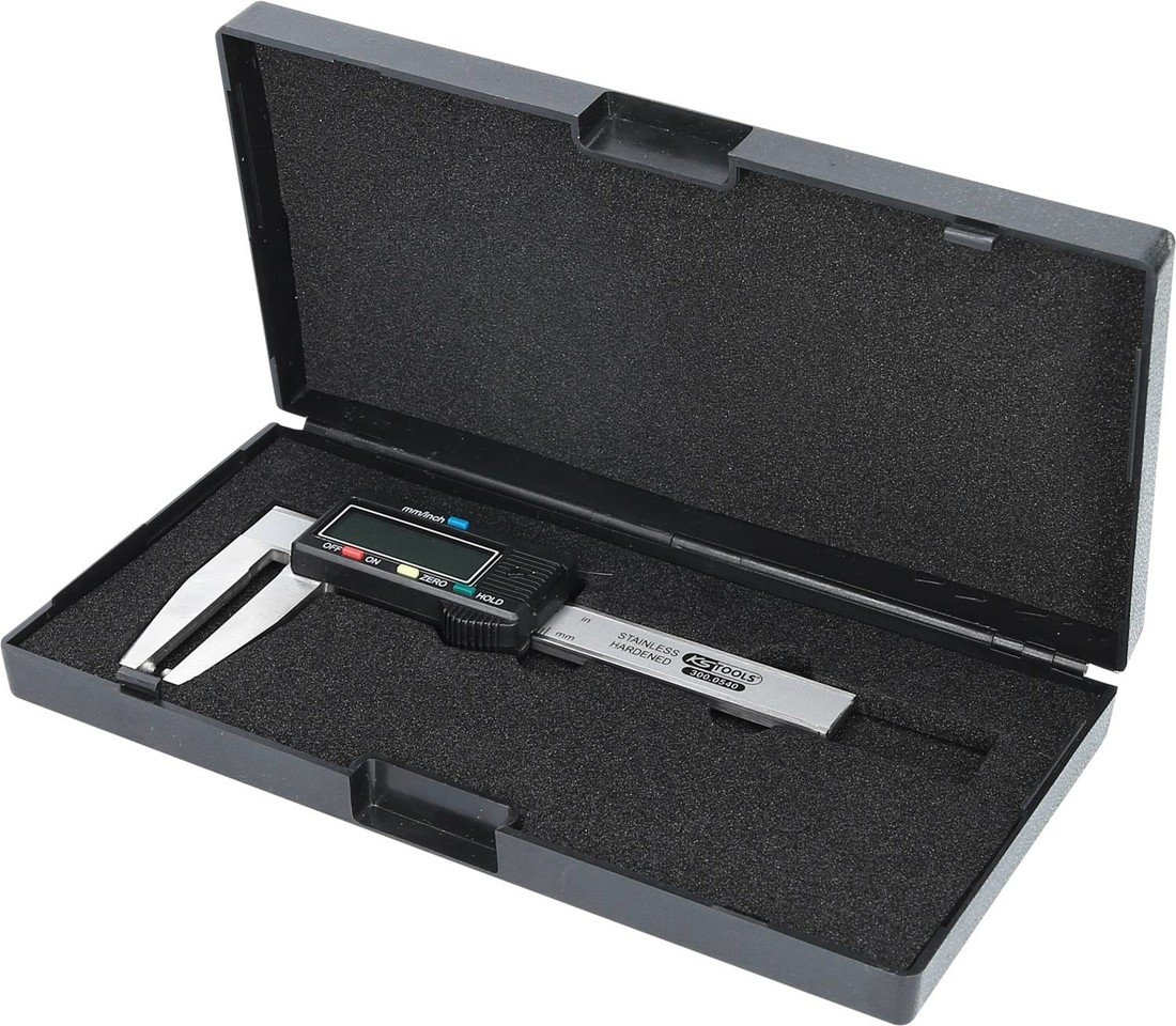 KS Tools 300.0540 Digitální měřič opotřebení brzdových kotoučů 0 - 60 mm, 160 mm