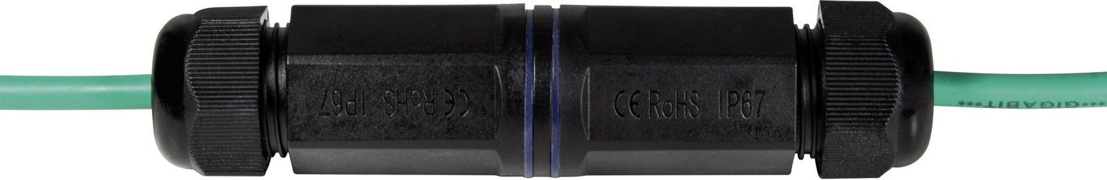LogiLink  síťový adaptér  [1x RJ45 zásuvka - 1x RJ45 zásuvka]  černá