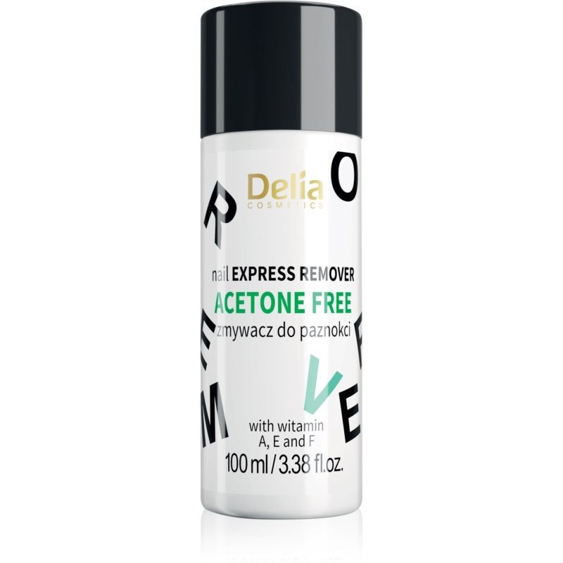 Delia Cosmetics Nail Express odlakovač na nehty s vitamíny 100 ml