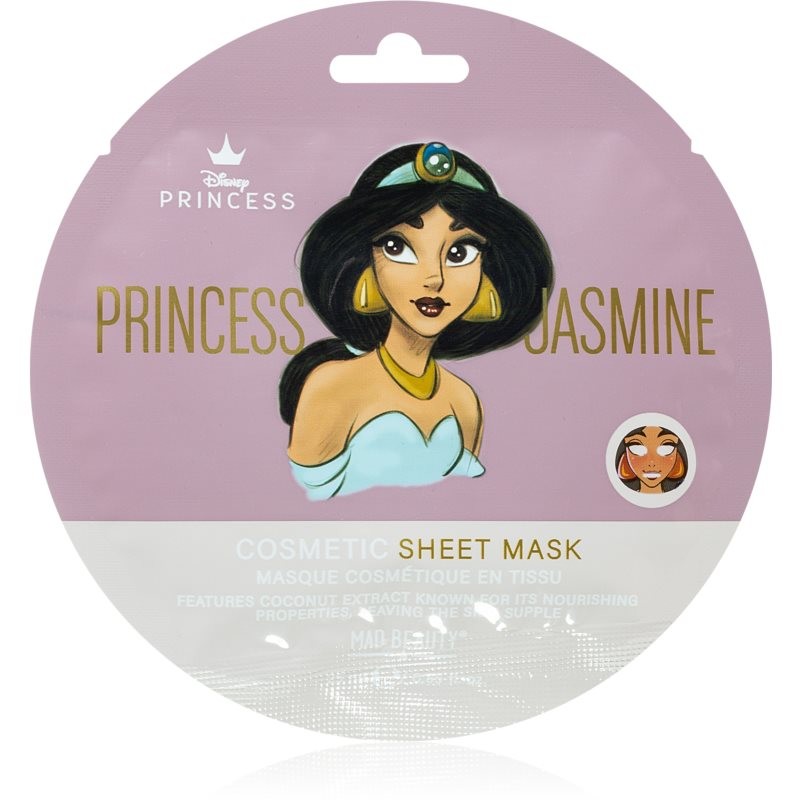 Mad Beauty Disney Princess Jasmine vyživující plátýnková maska 25 ml