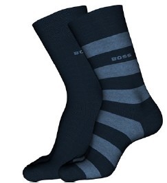 Hugo Boss 2 PACK - pánské ponožky BOSS 50467712-467 39-42