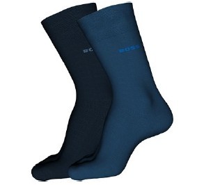 Hugo Boss 2 PACK - pánské ponožky BOSS 50491196-475 39-42