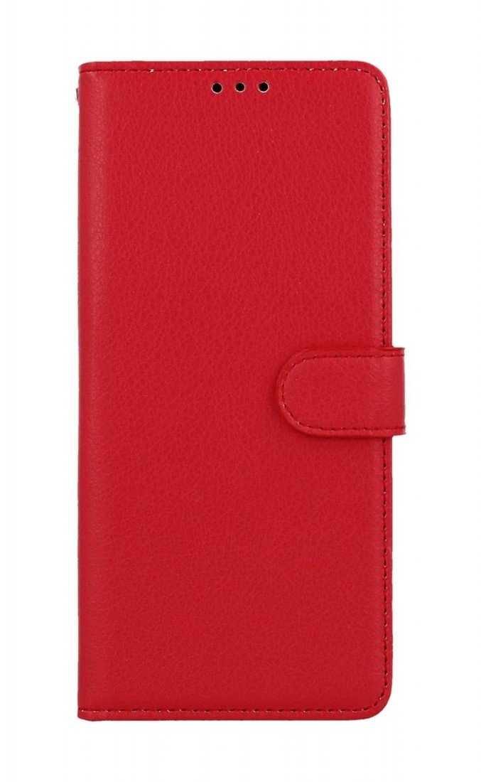 Pouzdro TopQ Xiaomi Redmi 12C knížkové červené s přezkou 95398