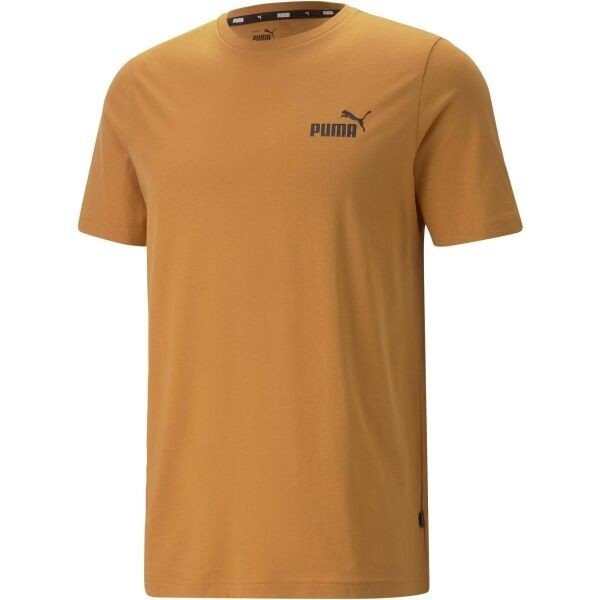 Puma ESS SMALL LOGO TEE Pánské triko, hnědá, velikost XL