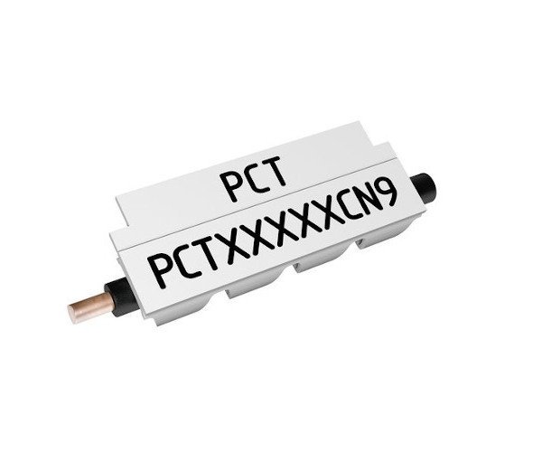 Partex PCT10012CN9, 1,2-1,8mm, 12mm, bílá, 1400ks, kontinuální nacvakávací profil