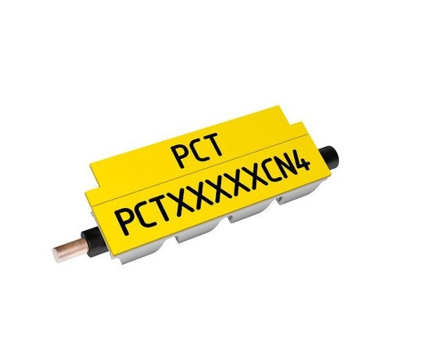 Partex PCT10024CN4, 1,2-1,8mm, 24mm, žlutá, 700ks, kontinuální nacvakávací profil