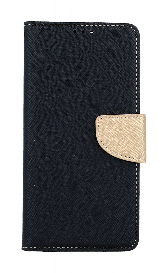 Pouzdro TopQ Xiaomi Redmi Note 12 knížkové černo-zlaté 95466