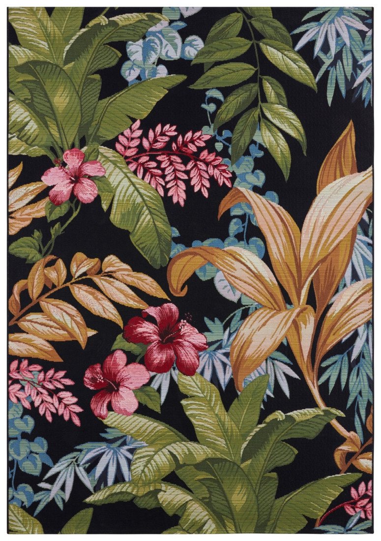 Hanse Home Collection koberce Kusový koberec Flair 105620 Tropical Flowers Multicolored - 80x165 cm Vícebarevná
