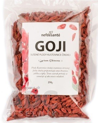 Grade Gabe s.r.o. Nefdesanté GOJI sušené plody kustovnice čínské 1x250 g 250 g