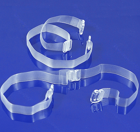 Silikonová ramínka RT03 10 mm plasový háček