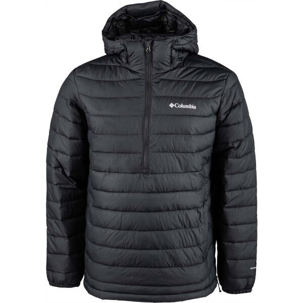 Columbia POWDER LITE ANORAK Pánská bunda, černá, velikost XL