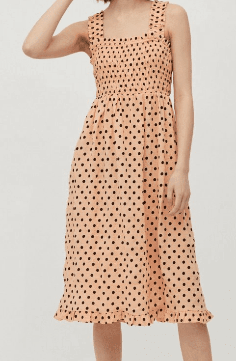 Dámské šaty s puntíky Vila