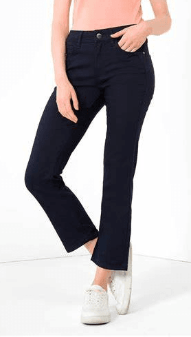 Dámské modré rovné kalhoty Orsay