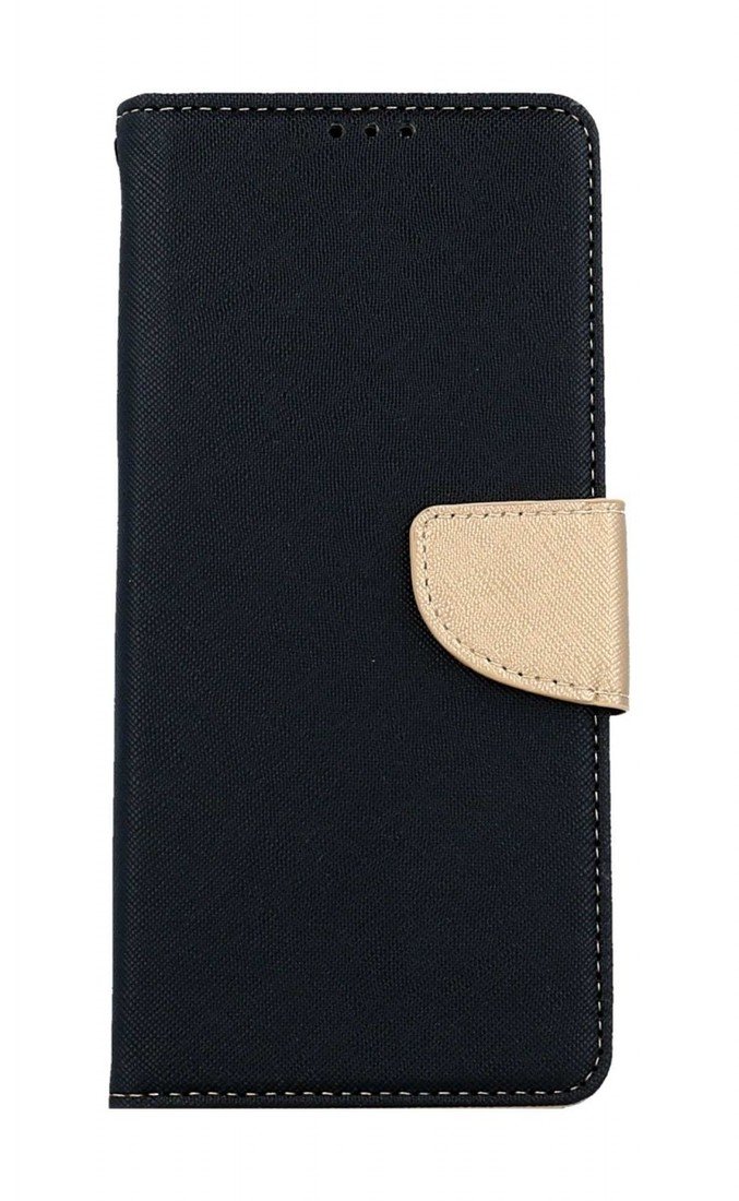 Pouzdro TopQ Xiaomi Redmi 12C knížkové černo-zlaté 95446
