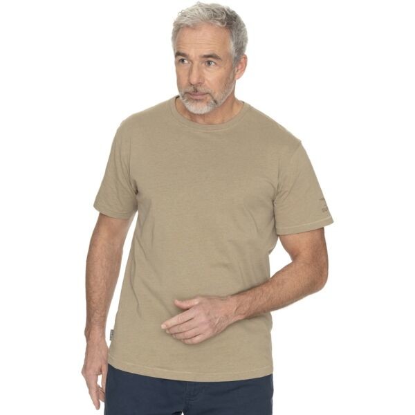 BUSHMAN AGAR Pánské tričko, béžová, velikost L