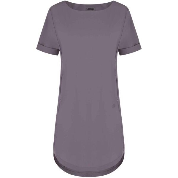 Loap UBAKALA Dámské sportovní šaty, šedá, velikost XXL