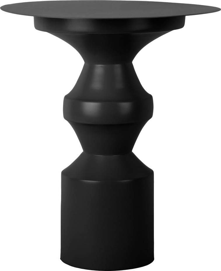 Kovový kulatý odkládací stolek ø 40,5 cm Chess King – Leitmotiv