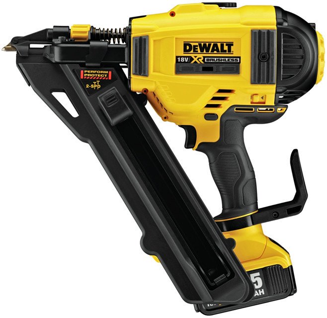 DeWALT DCN693P2 (2x5Ah) aku hřebíkovačka na kovové truhlářské prvky