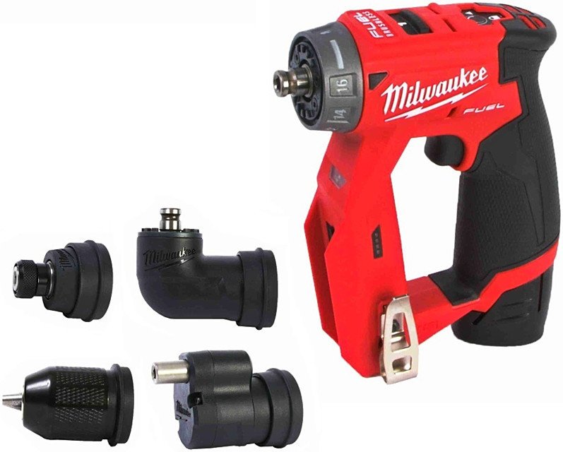 MILWAUKEE M12 FDDXKIT-202X (2x2Ah) 12V aku vrtačka s nástavci