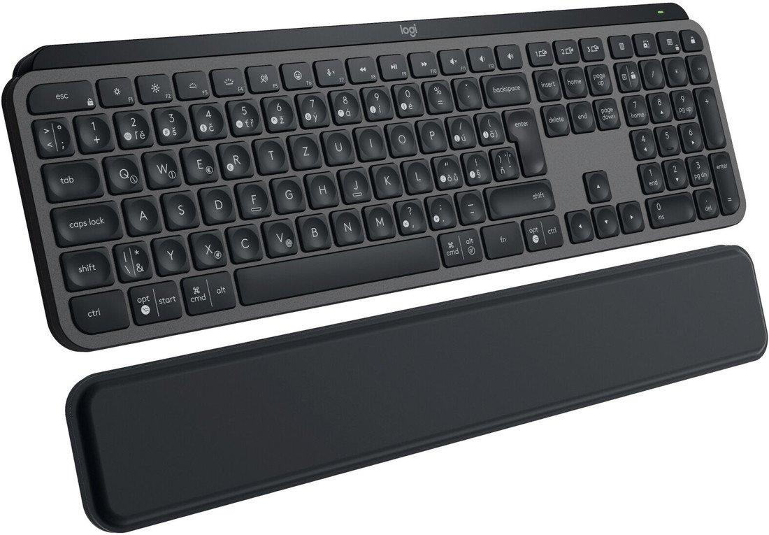 Logitech MX Keys S Plus, šedá - 920-011589