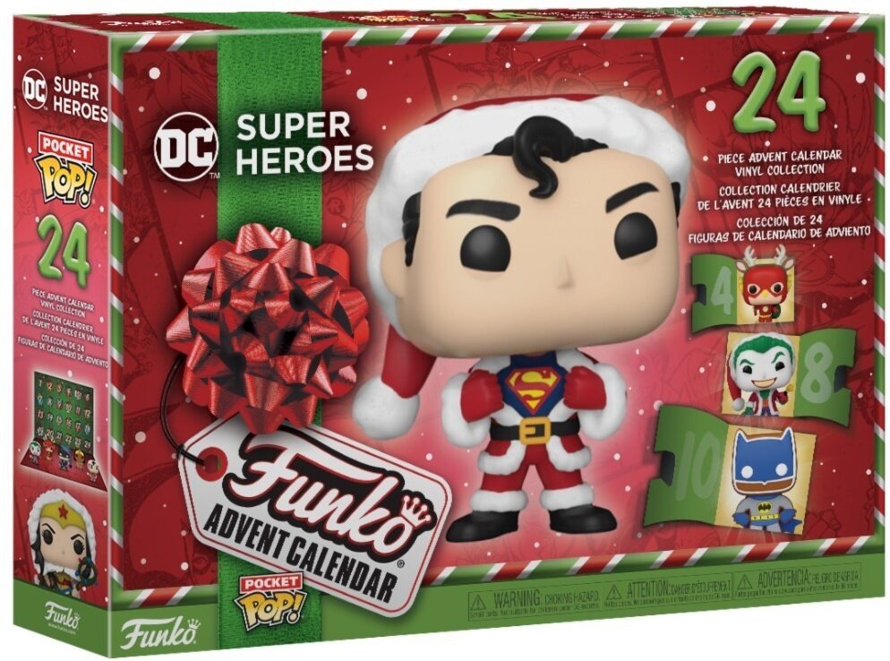 Adventní kalendář Funko Pocket POP! DC - Super Heroes - 0889698730778