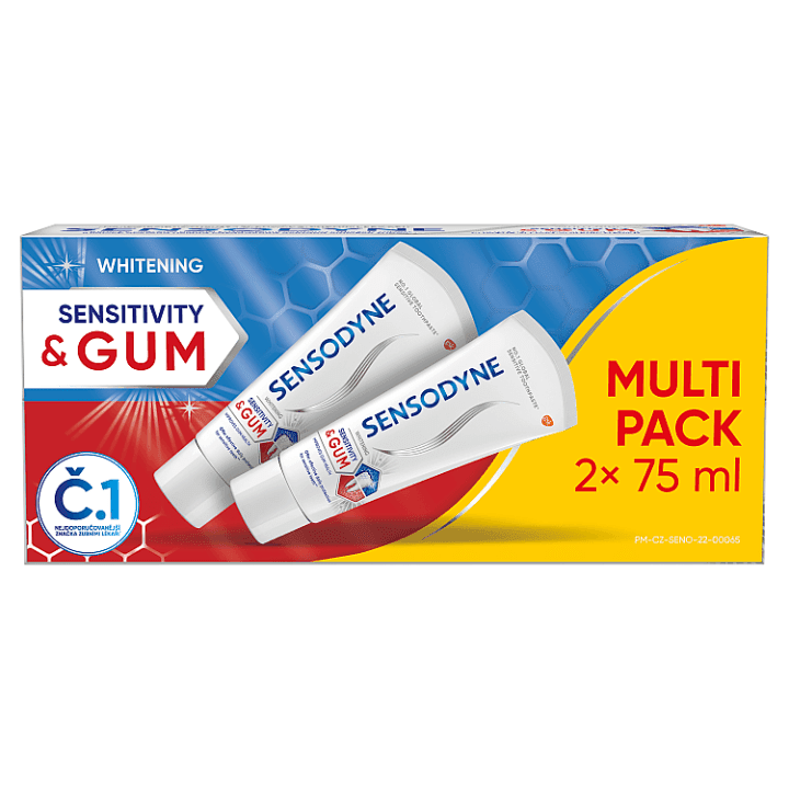 Sensodyne Sensitivity & Gum zubní pasta s fluoridem 2 x 75ml