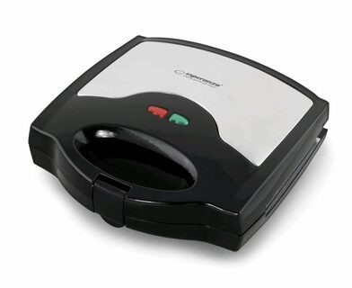 Esperanza EKT005 Muffuleta sendvičovač 3v1 černo-stříbrná