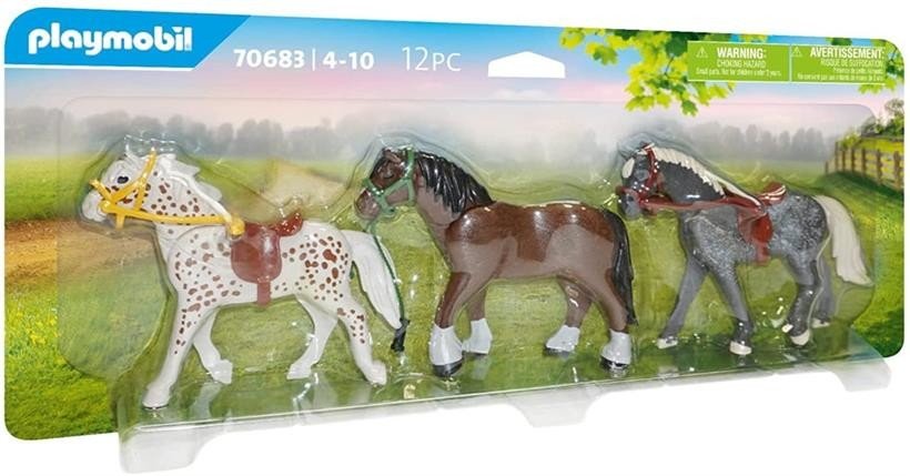 Playmobil Country 70683 3 koně