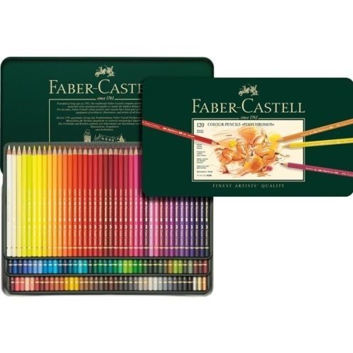 Faber-Castell, 110011, Polychromos, umělecké pastelky nejvyšší kvality, 120 ks