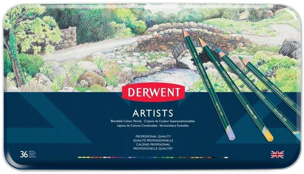Derwent, 32096, Artists, umělecké pastelky, 36 ks
