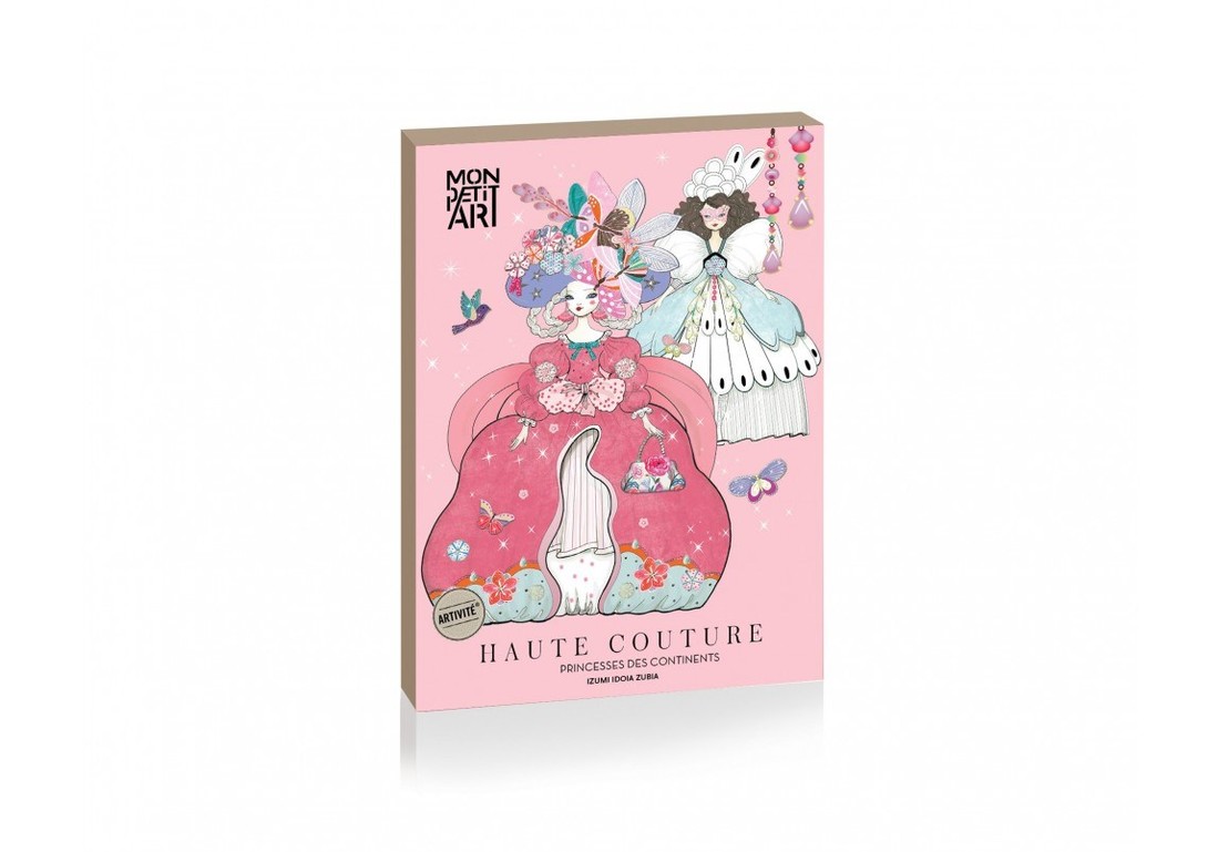 Mon Petit Art, PHCIZU1, kreativní sada papírové panenky, Haute Couture - Princesses des continents, 1 ks