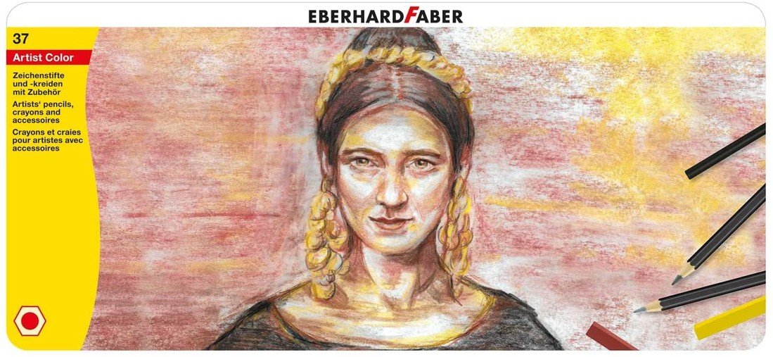 Eberhard Faber,‎ 516937, Artist color, sada výtvarných potřeb pro kresbu, 37 ks