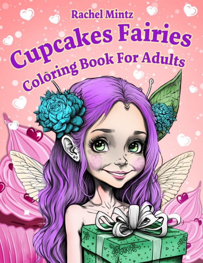 Cupcakes Fairies, antistresové omalovánky,  Rachel Mintz