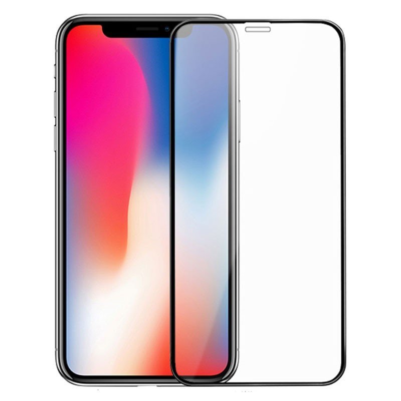 Screen Glass Protector Apple iPhone X, XS, iPhone 11 PRO 5D Full Glue Ceramic černé 1026351