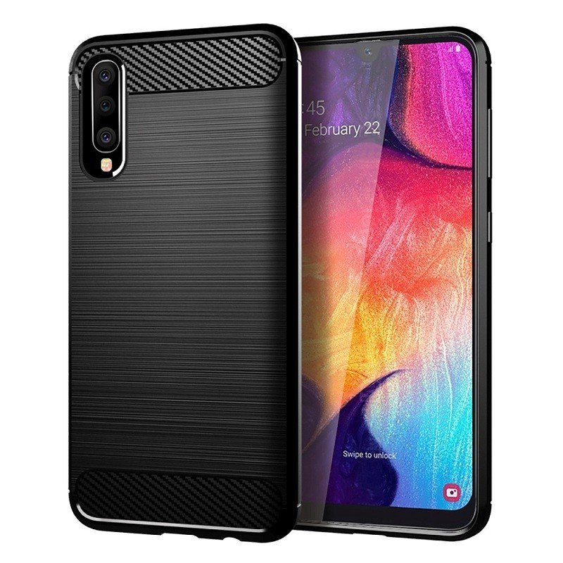 Pouzdro Forcell CARBON Samsung Galaxy A10 černé