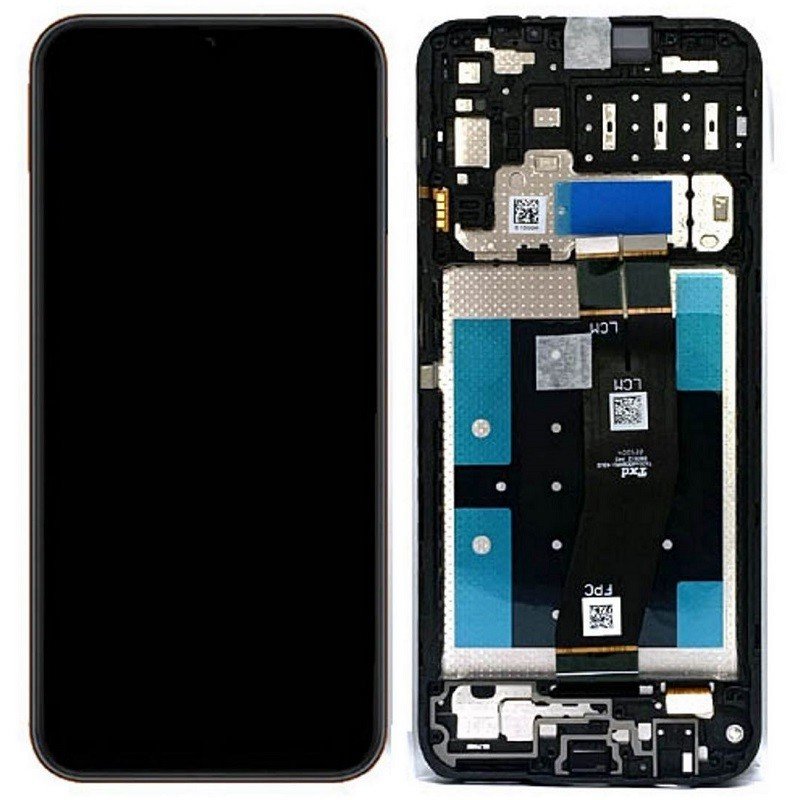 LCD display Samsung A145 Galaxy A14 4G + dotyk + přední kryt Original Service Pack černý