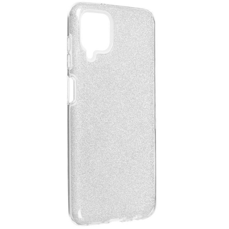 Pouzdro silikon Samsung A125 Galaxy A12, M12 Shining stříbrné
