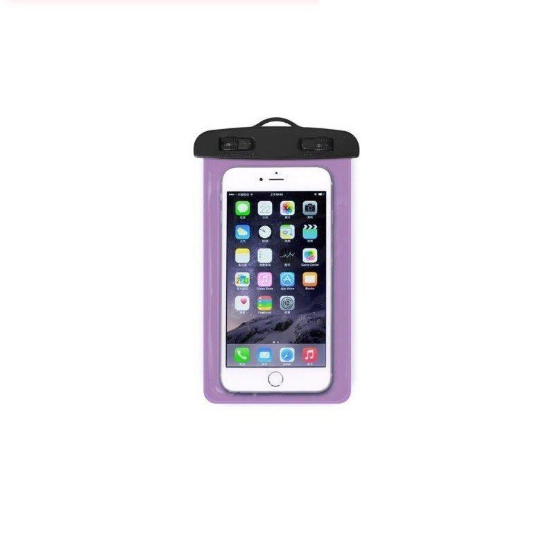 Pouzdro Water Proof vodotěsné do 5,8 palce fialové