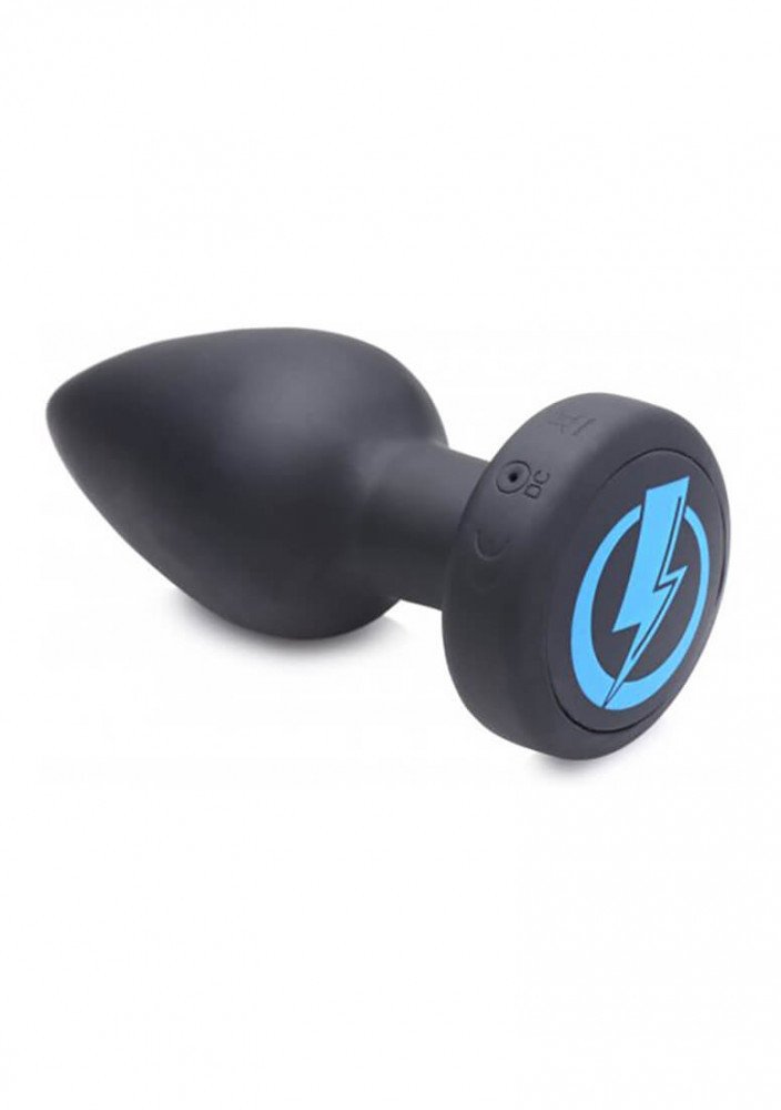 Zeus - radio controlled, E-Stim anal vibrator (black)