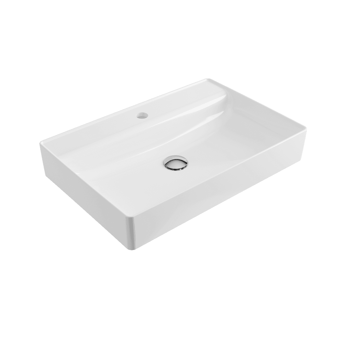 Koupelny Syrový Umyvadlo na desku Manila 2.0 60x42 cm bílé