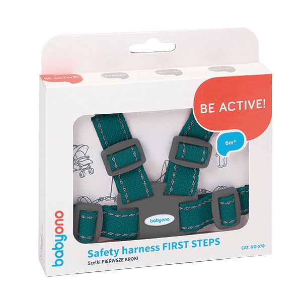 BabyOno Popruhy na dítě zelené 6m+