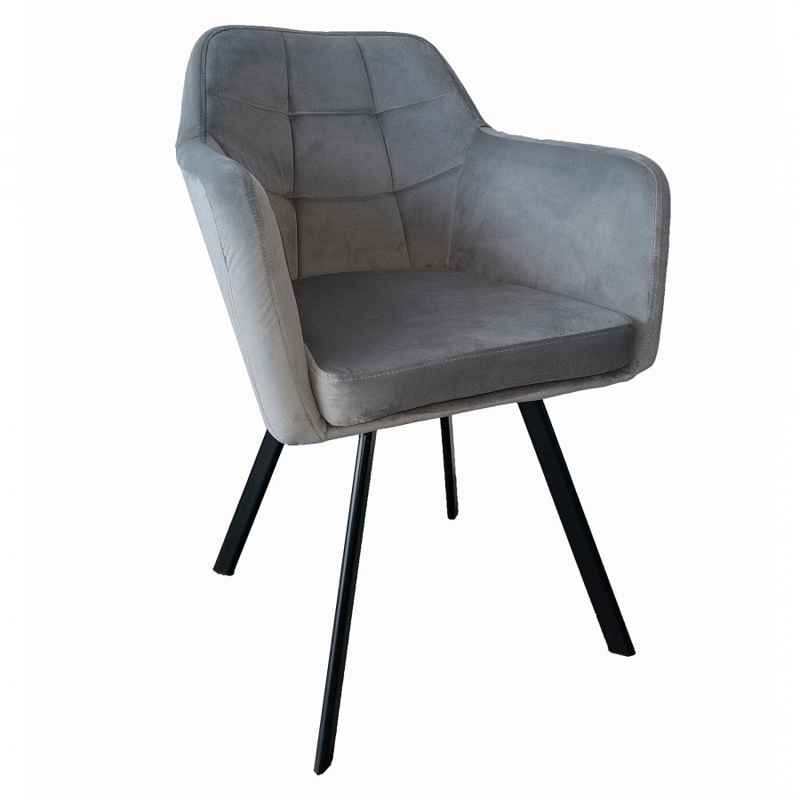 Tempo Kondela Křeslo ZERON NEW - šedá/černá