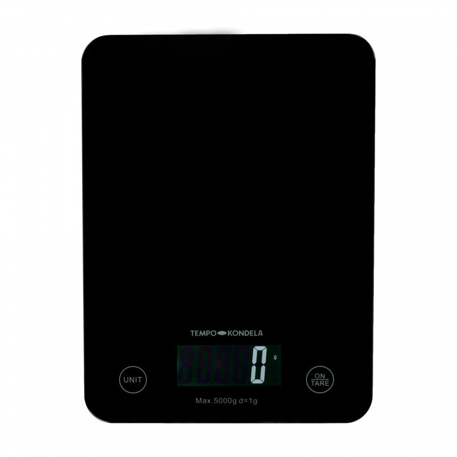 Tempo Kondela Nutriční kuchyňská váha TEMPO-KONDELA HORTI - černé sklo