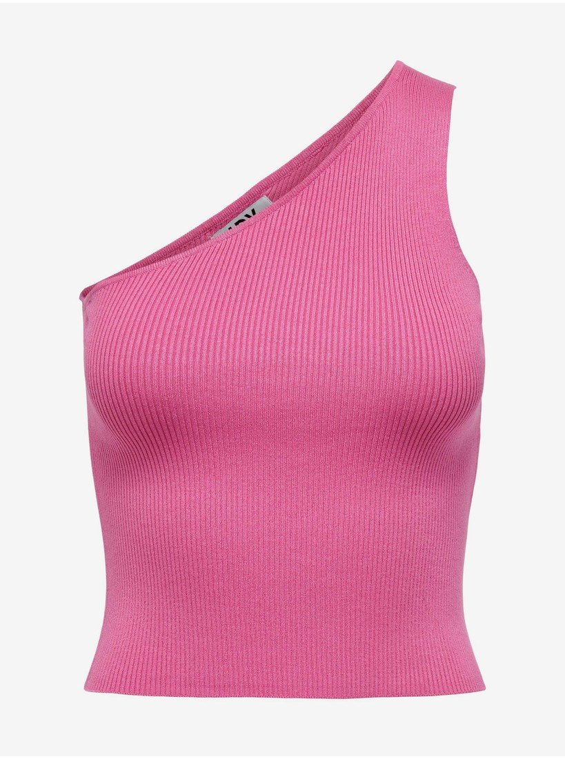 Růžové dámské crop top tílko JDY Nanna - Dámské