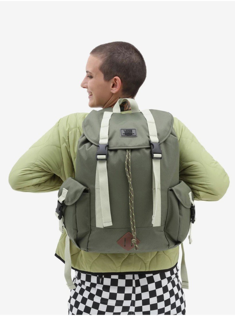 Khaki pánský  batoh VANS BASECAMP BACKPACK - Dámské