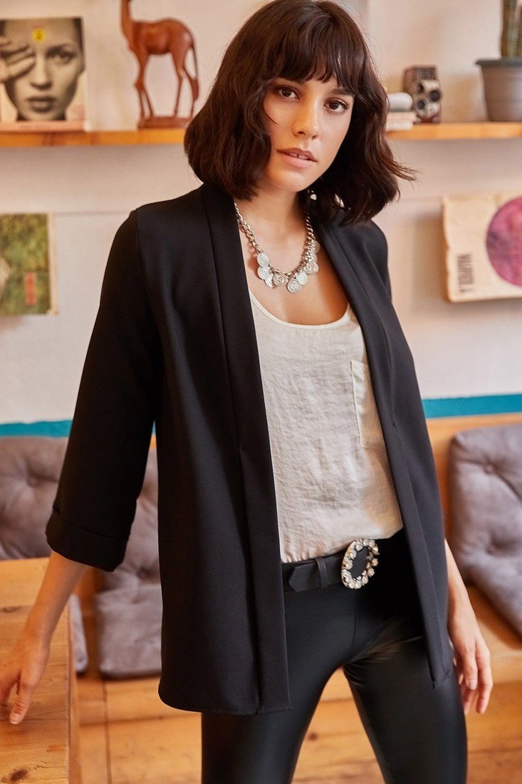 Olalook Blazer - Black - Oversize