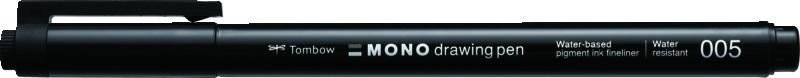 Tombow Fineliner MONO drawing pen - hrot 005 černá